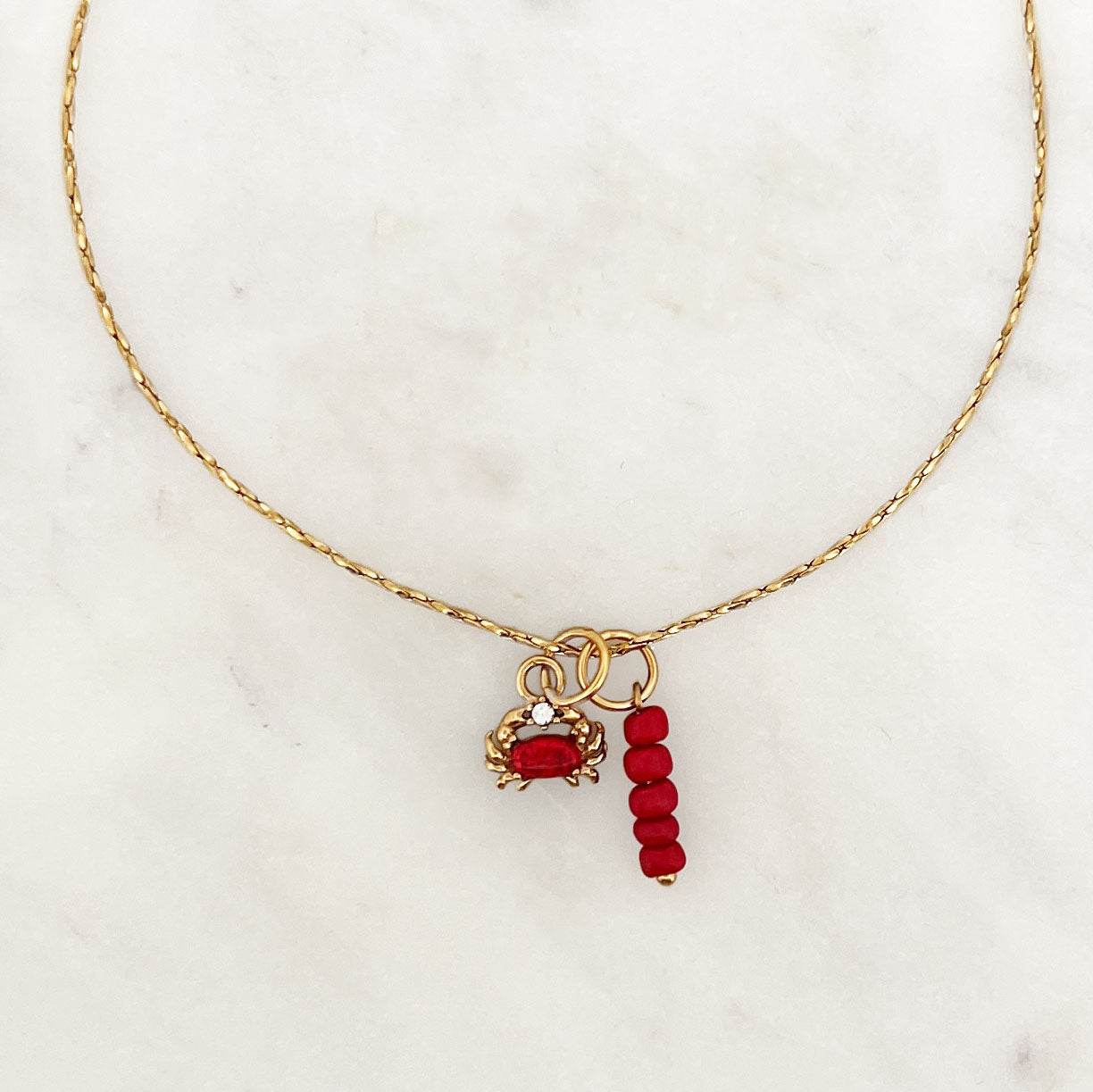Necklace Crabby Beads