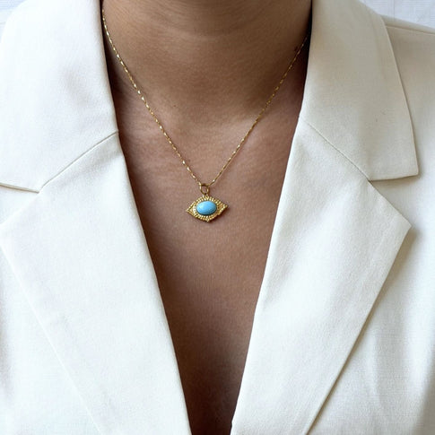 Necklace Turquoise Eye
