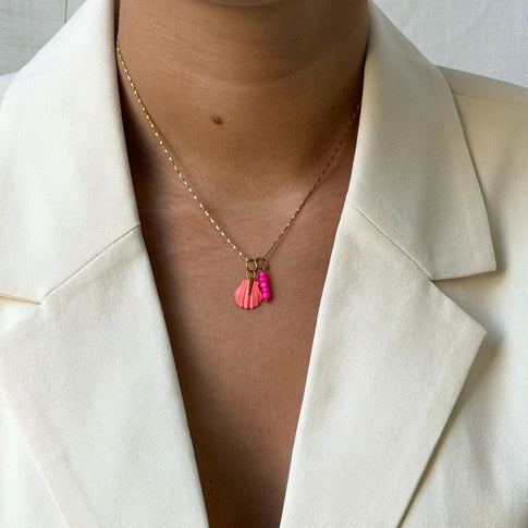 Necklace Blush Scallop