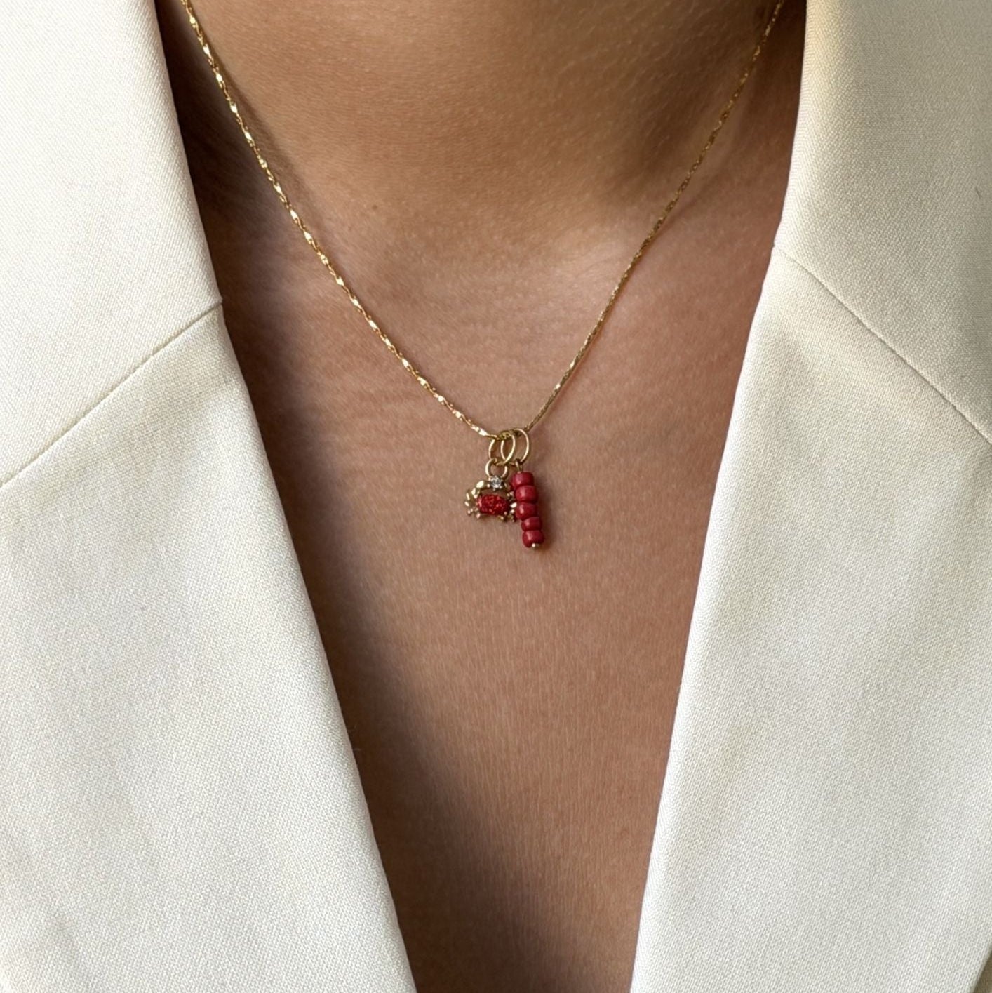 Necklace Crabby Beads