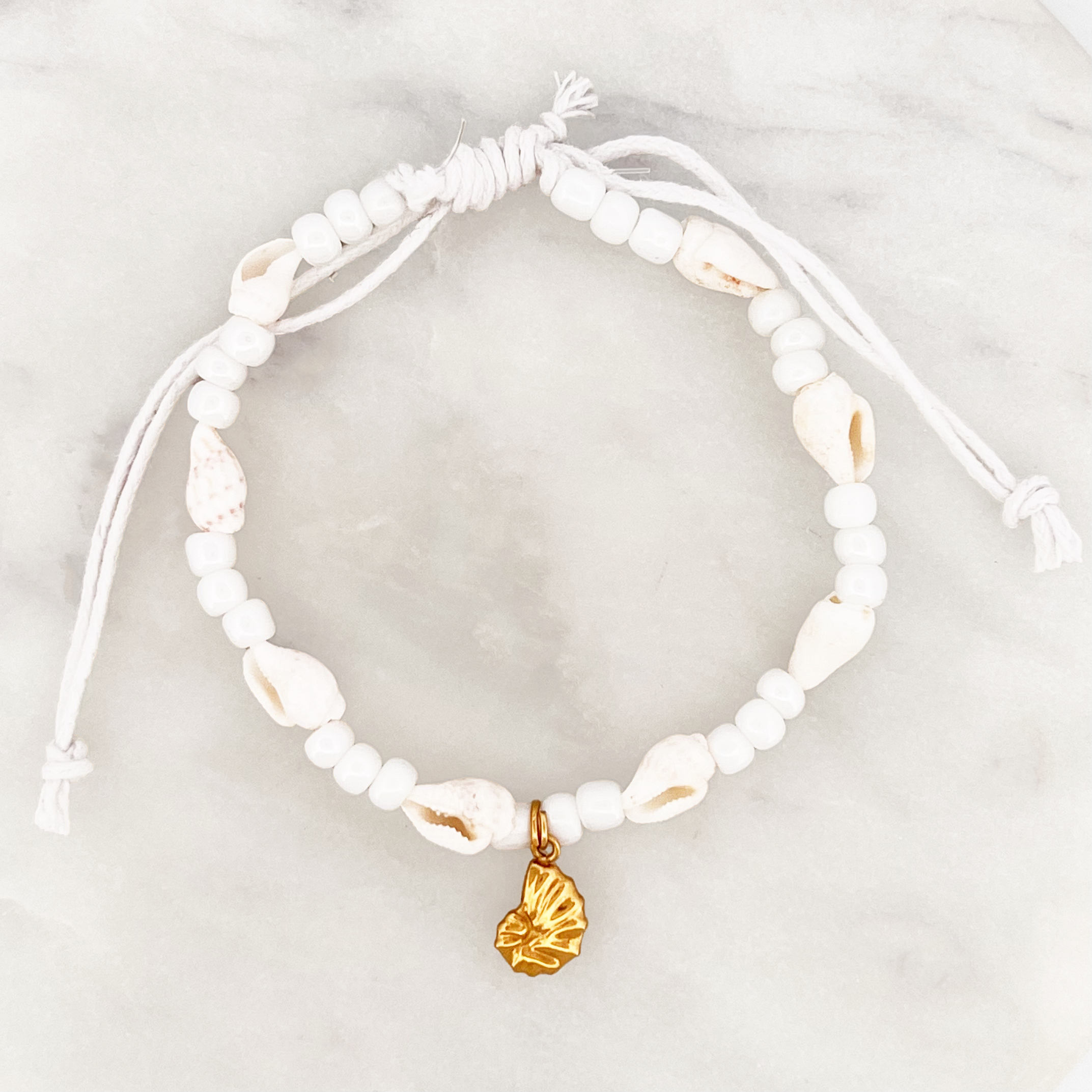 White Shell Bracelet Sea Shell