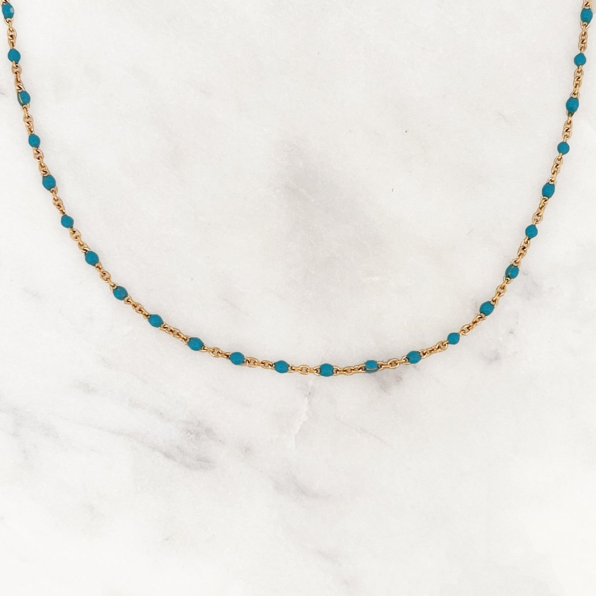Base Clear Sky Dots Necklace - ByNouck Jewelry