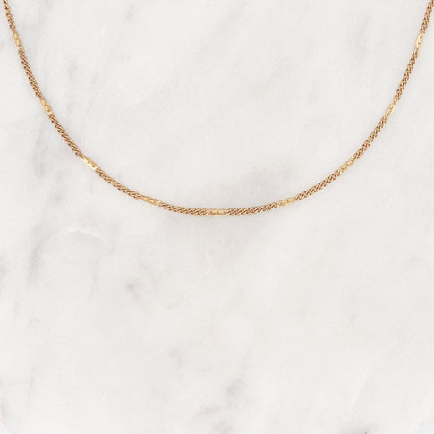 Base Fine Signet Necklace - ByNouck Jewelry