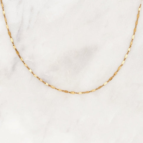 Base Fine Twisted Necklace - ByNouck Jewelry