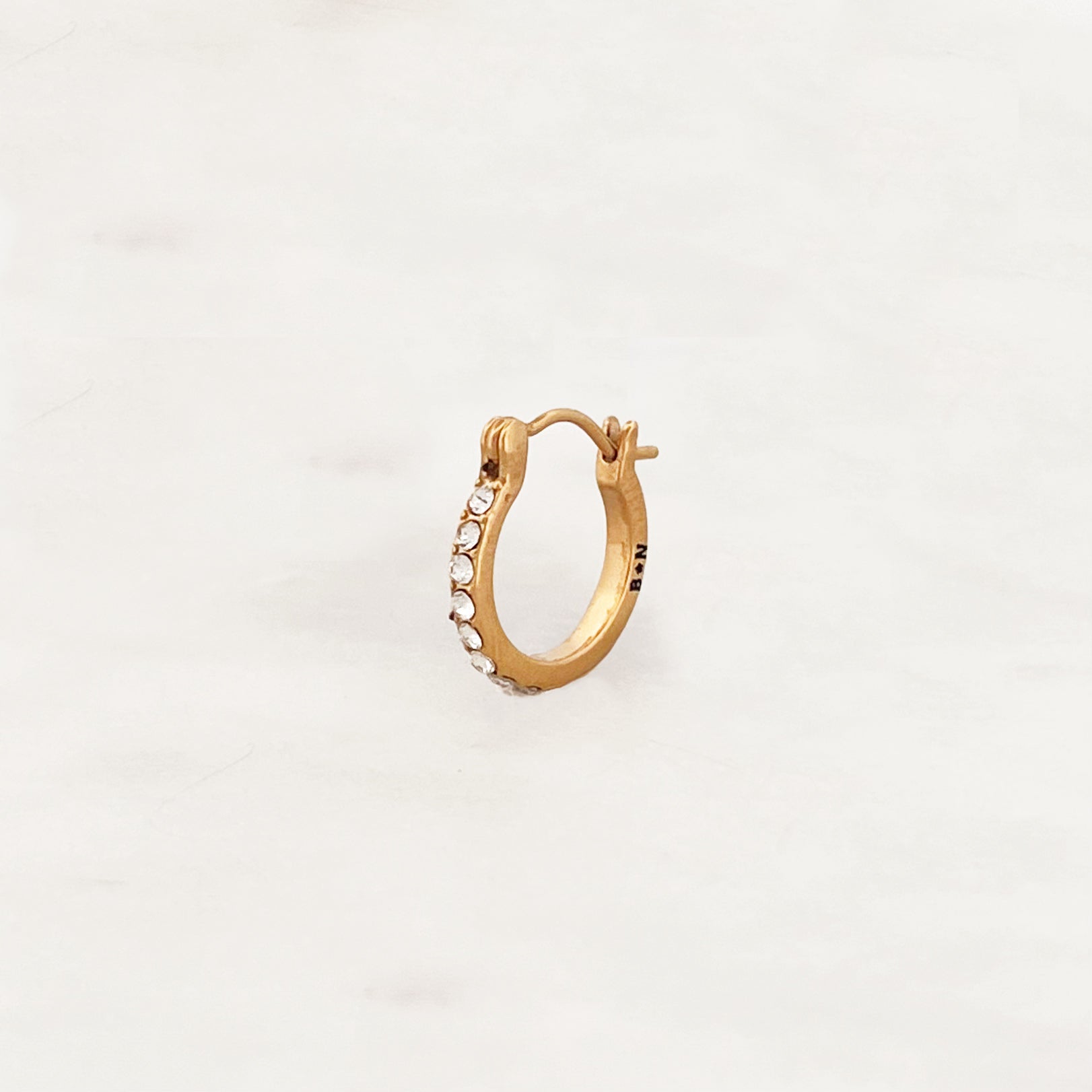 Base Rhinestones Hoop - ByNouck Jewelry
