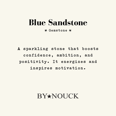 Blue Sandstone Ring - ByNouck Jewelry