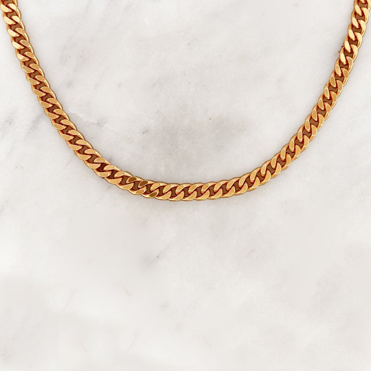 Choker Flat Curb - ByNouck Jewelry