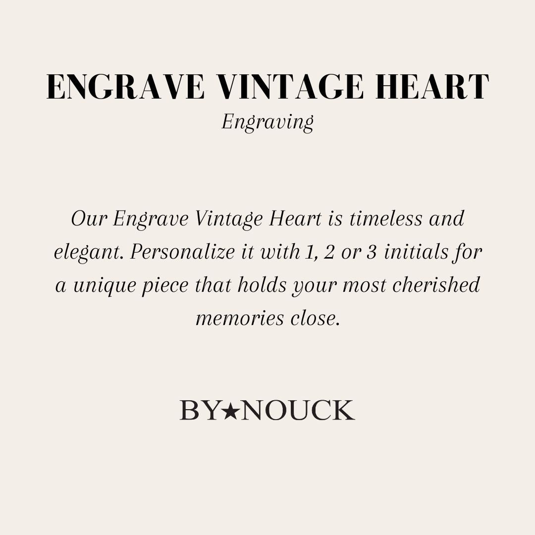 DYO Engrave Heart - ByNouck Jewelry