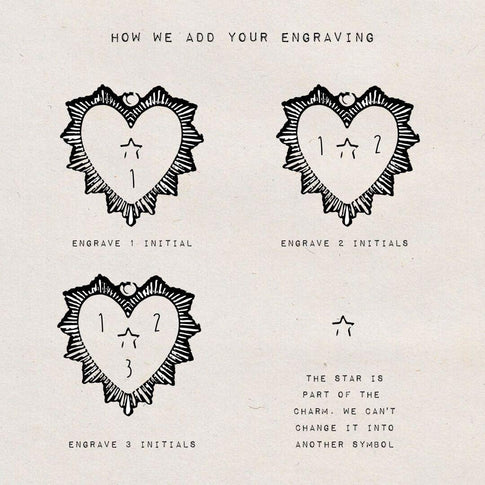 DYO Engrave Vintage Heart - ByNouck Jewelry