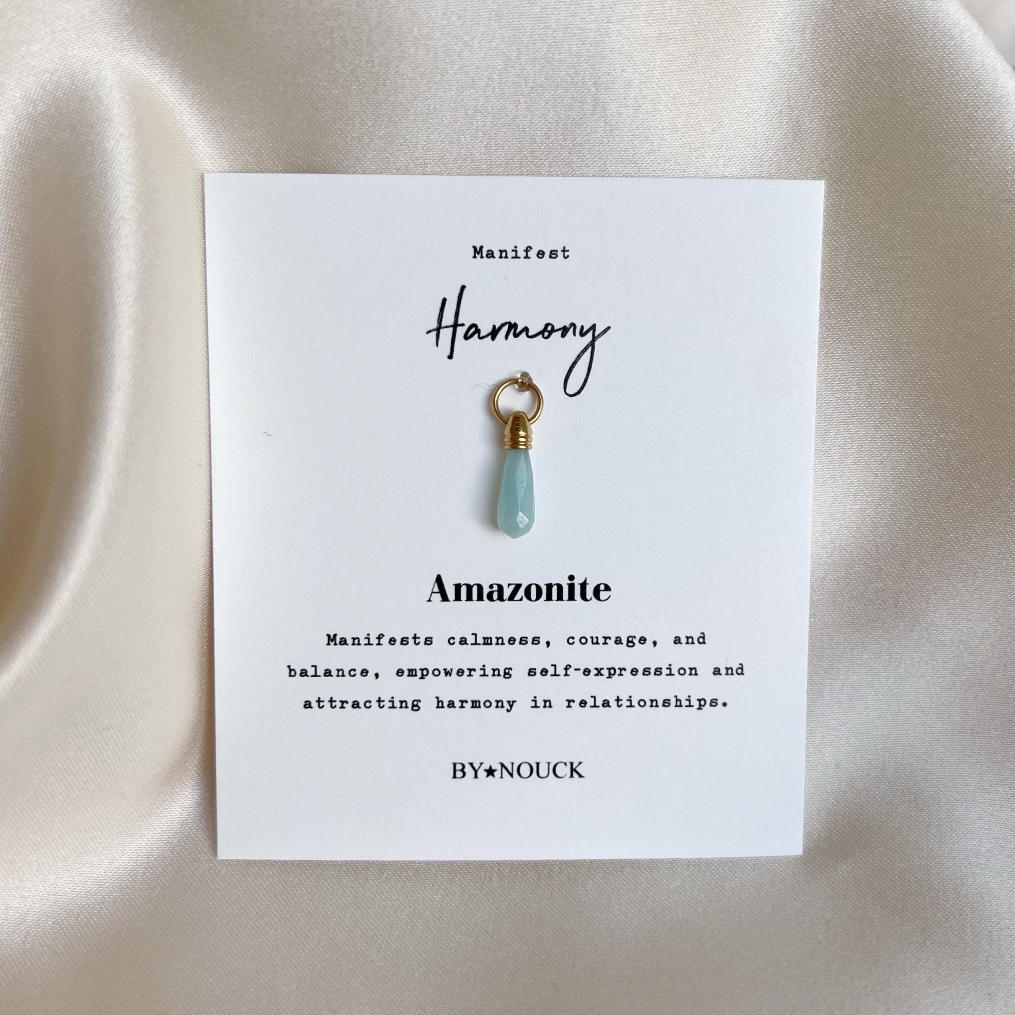 DYO Manifest Stone Amazonite - ByNouck Jewelry