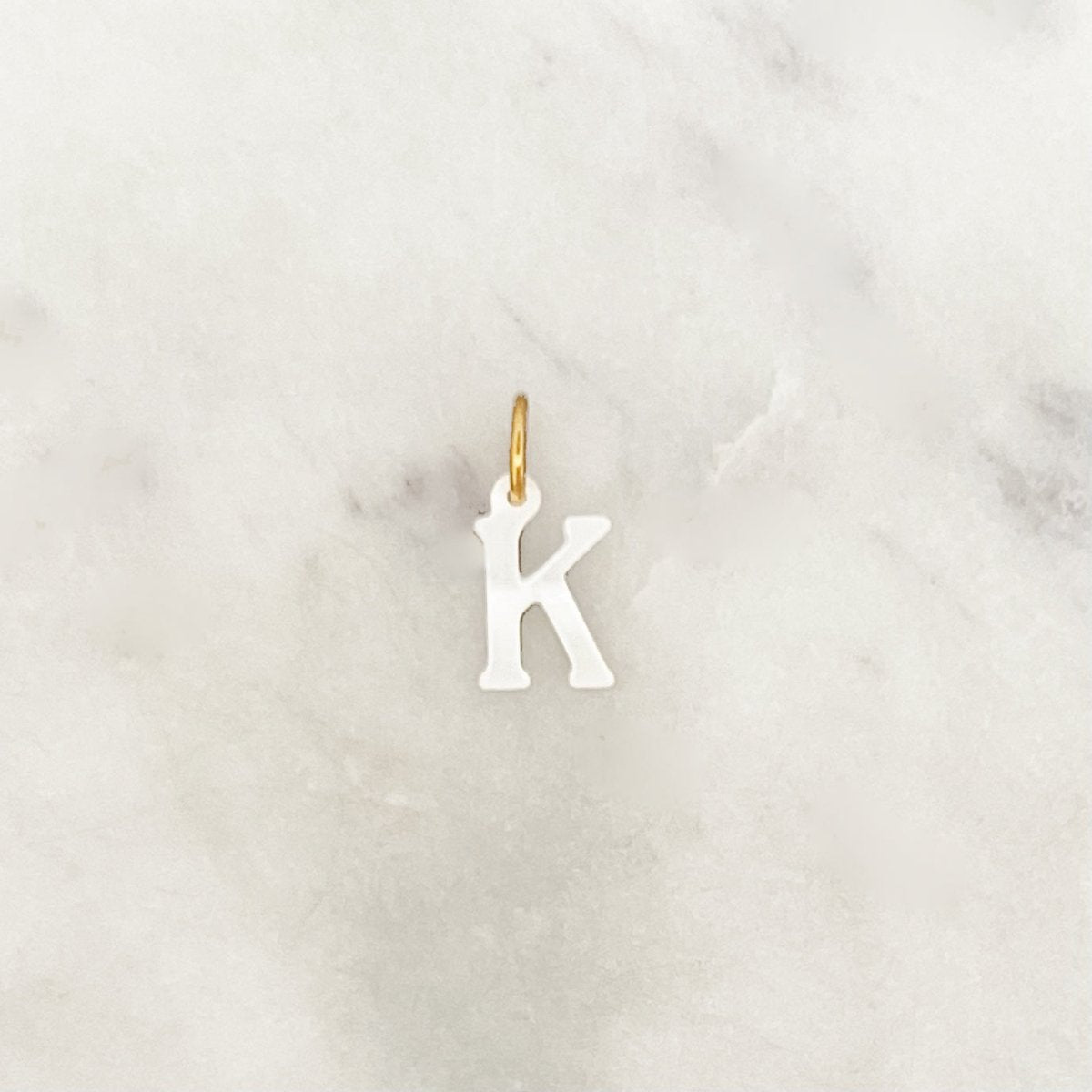 DYO White Initial - ByNouck Jewelry