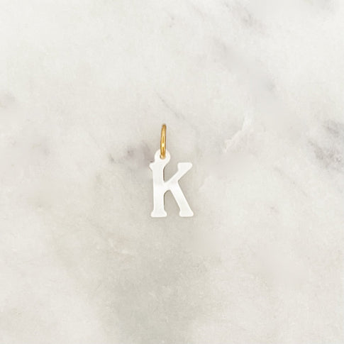 DYO White Initial - ByNouck Jewelry