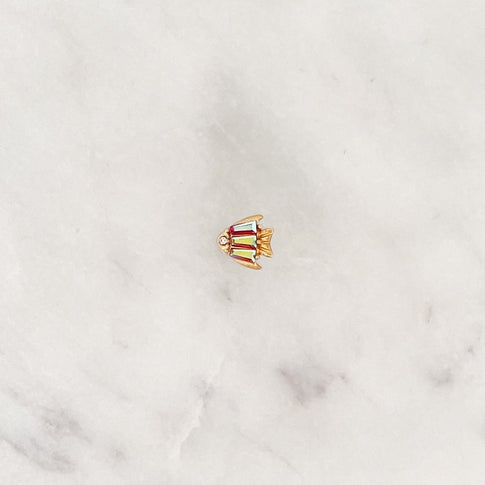 Earstud Moon Fish - ByNouck Jewelry