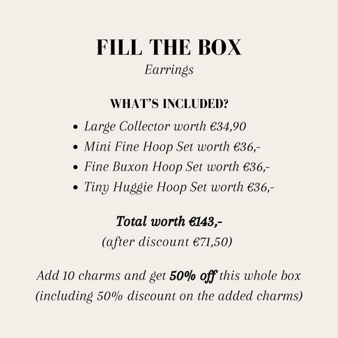 Fill The Box - 3 Earring Sets - ByNouck Jewelry
