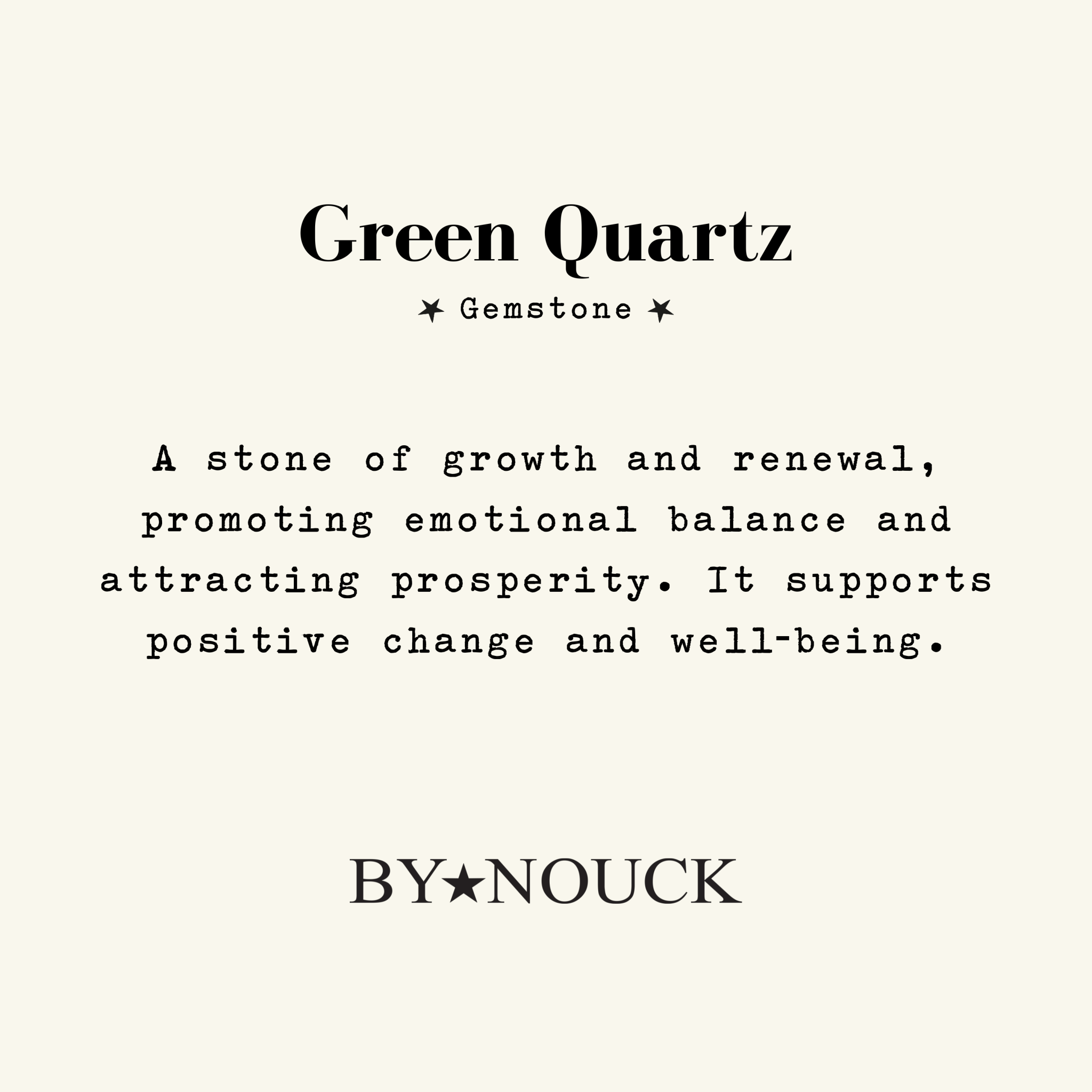 Green Quartz Ring - ByNouck Jewelry