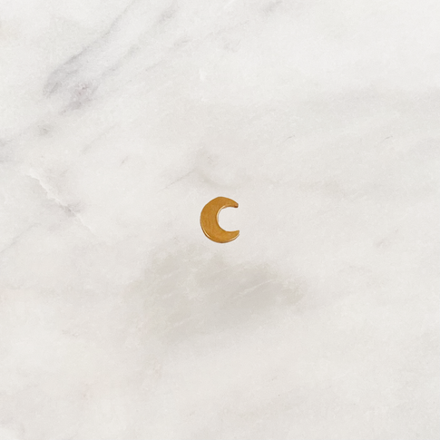 Ohrstecker Mond