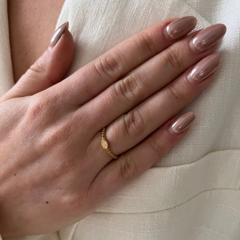 Moonstone Ring - ByNouck Jewelry