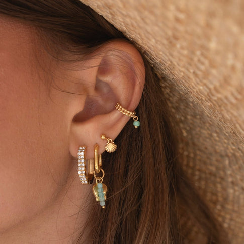 Rhinestones Hoop Set - ByNouck Jewelry