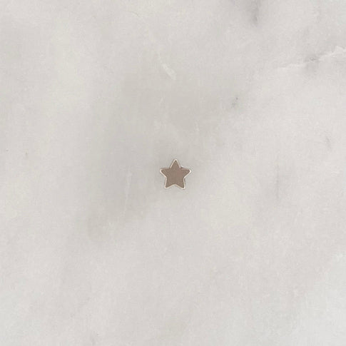 Sample Earstud Star Silverplated - ByNouck Jewelry