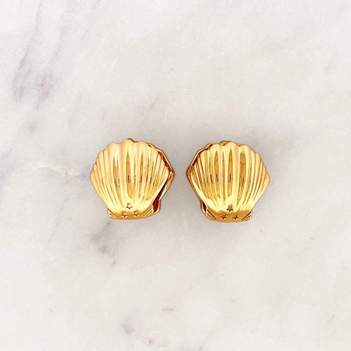 Scallop Hoop Set - ByNouck Jewelry