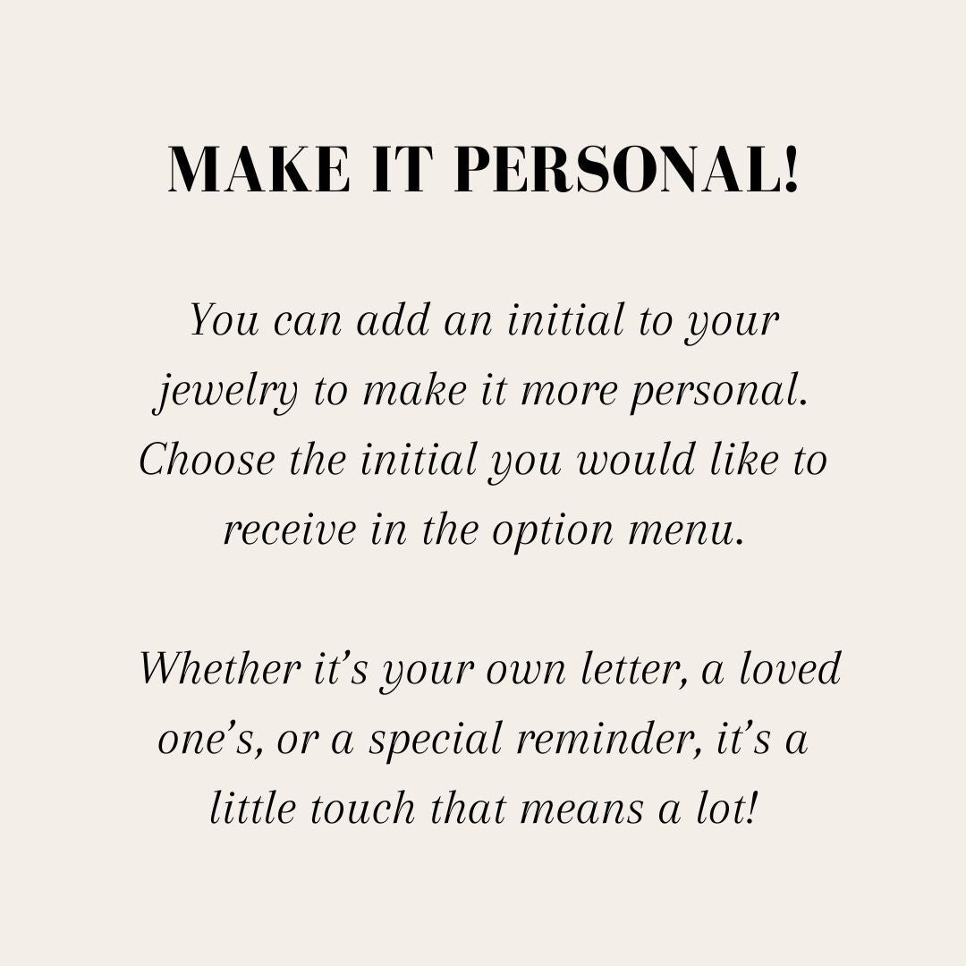 Signet Necklace Tropical Blue Facet Bead - ByNouck Jewelry