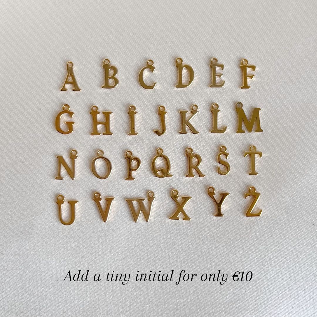 Signet Necklace Tropical Blue Facet Bead - ByNouck Jewelry