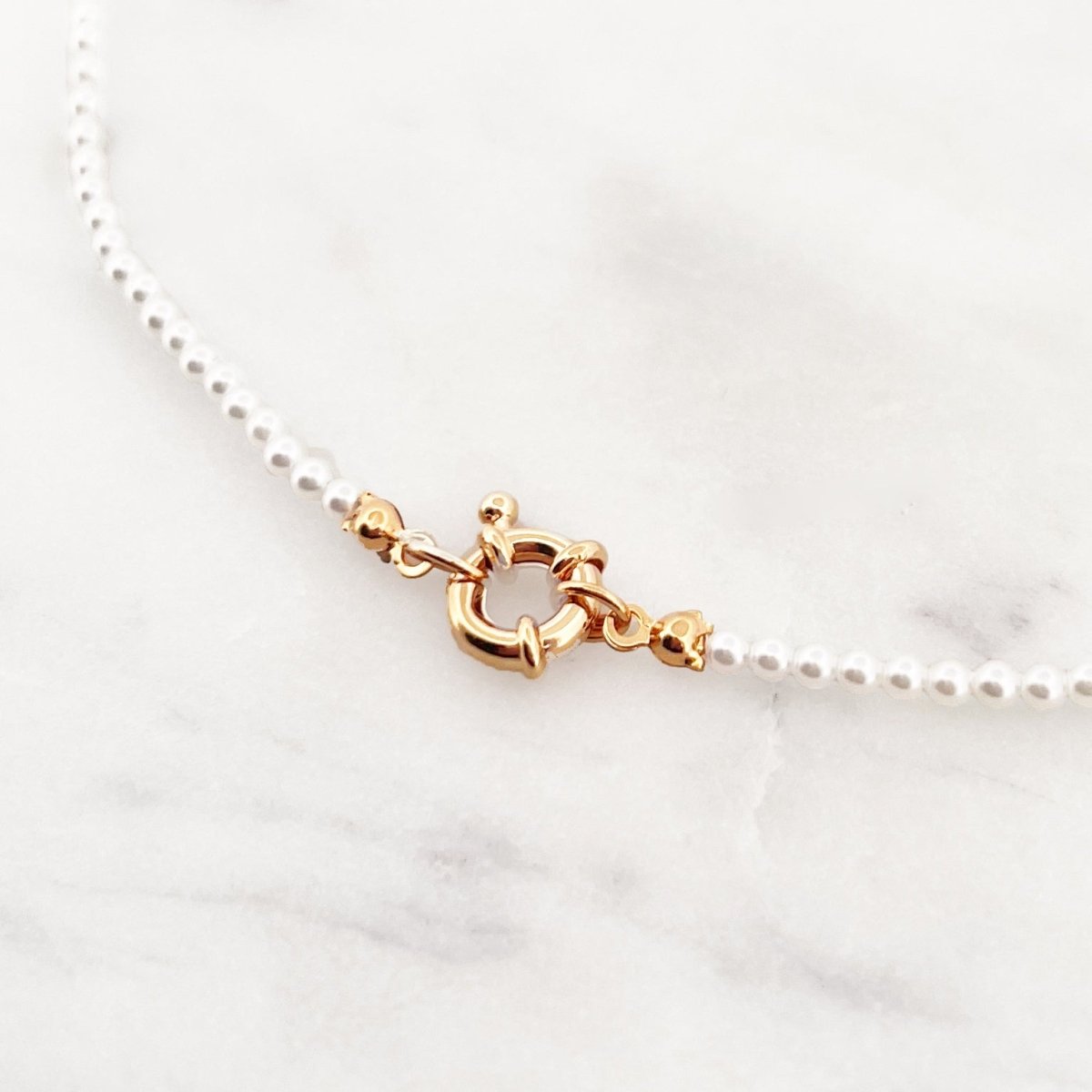 Small Shell Pearls Choker - ByNouck Jewelry