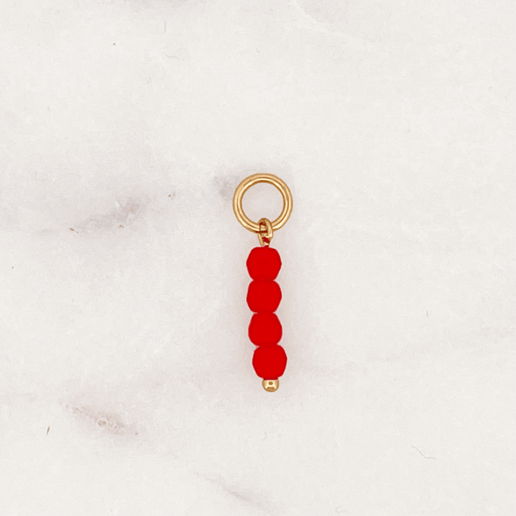 DYO Red Beads | ByNouck - Handmade with ♥︎