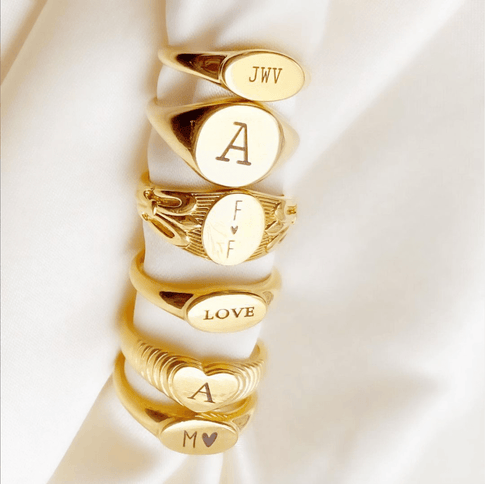 Engrave Ring Small - ByNouck Jewelry