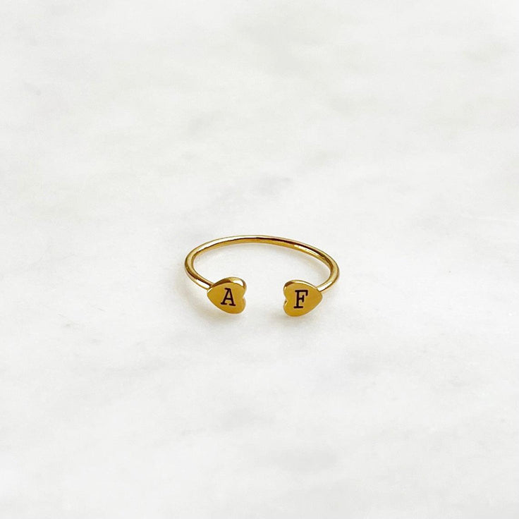 Engrave Twin Lovers Ring | ByNouck - Handmade with ♥︎